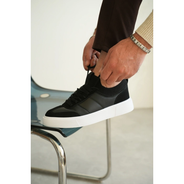 KB-010 Kuback Siyah Cilt Günlük Erkek Ayakkabı