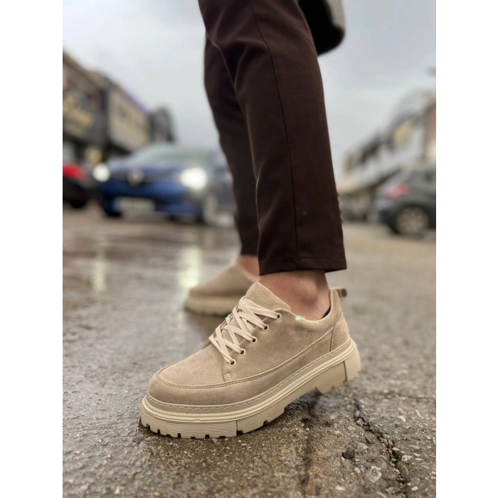 KB-702 Kuback Bej Süet Günlük Erkek Ayakkabı