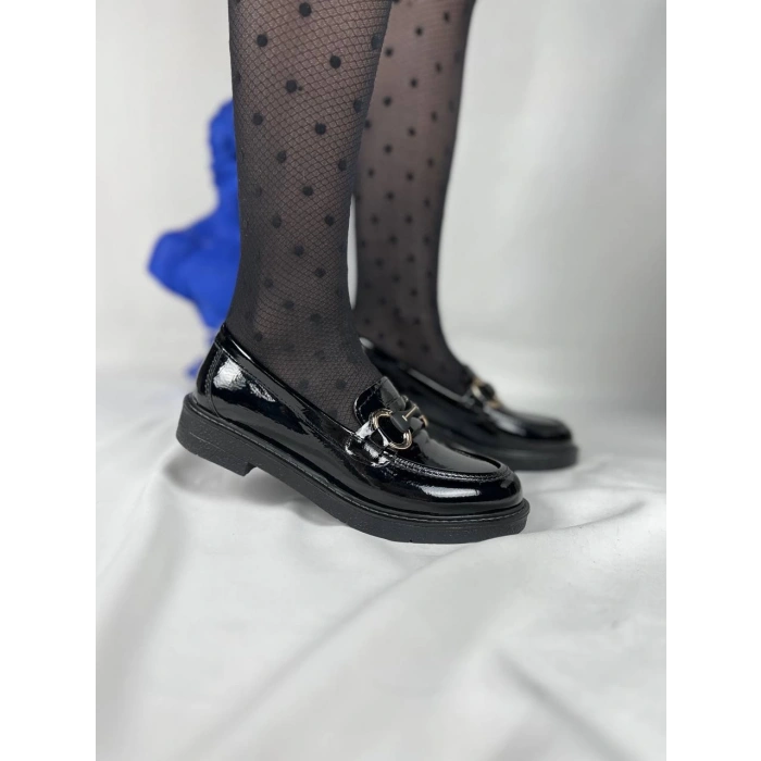 KB-801 Kuback Kömür Rugan Günlük Kadın Babet