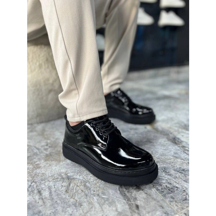 KB-X16 Kuback Kömür Rugan Günlük Erkek Ayakkabı