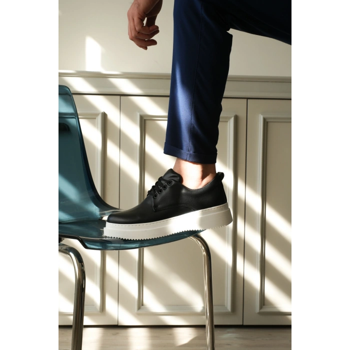 KB-X16 Kuback Siyah Cilt Günlük Erkek Ayakkabı
