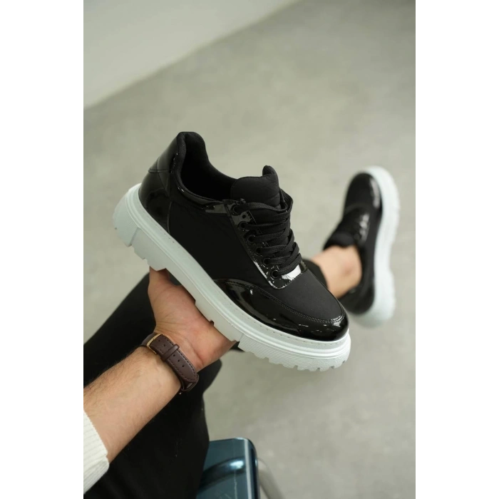 KB-X201 Kuback Siyah Rugan Paraşüt Günlük Erkek Ayakkabı