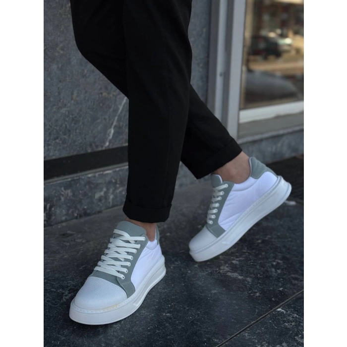 KB-X46 Kuback Beyaz Bebe Mavi Yüksek Beyaz Taban Günlük Spor Ayakkabı