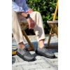 KB-042  Kuback Bağcıklı Gri Siyah Taban Günlük Erkek Ayakkabı
