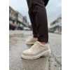 KB-703 Kuback Bej Süet Lastikli Günlük Erkek Ayakkabı