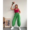 Şalvar pantolon yeşil s23202