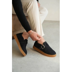 KB-KX1 Kuback Lacivert Kahve Taban Kürklü Günlük Erkek Ayakkabı