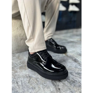 KB-X16 Kuback Kömür Rugan Günlük Erkek Ayakkabı