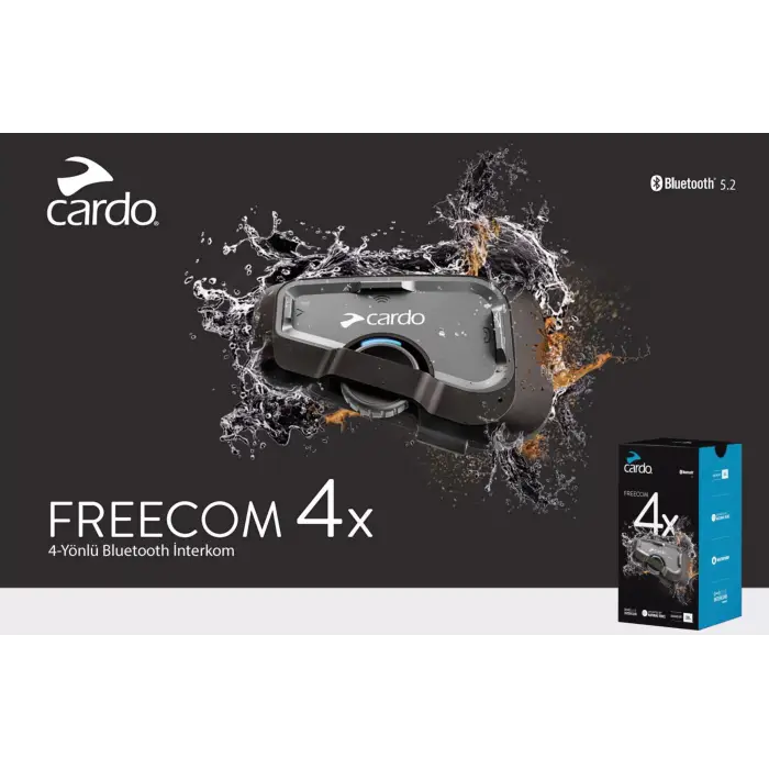 CARDOFREECOM4XJBLBLUETOOTHVEINTERCOM(İKİLİPAKET)
