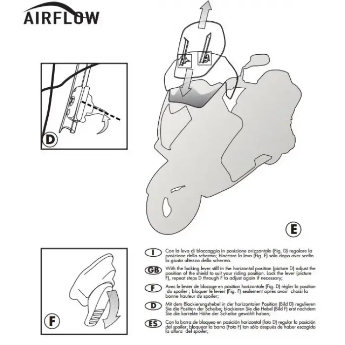 GIVI AF3105 SUZUKI DL 1000 V-STROM (14-19) RÜZGAR SİPERLİK