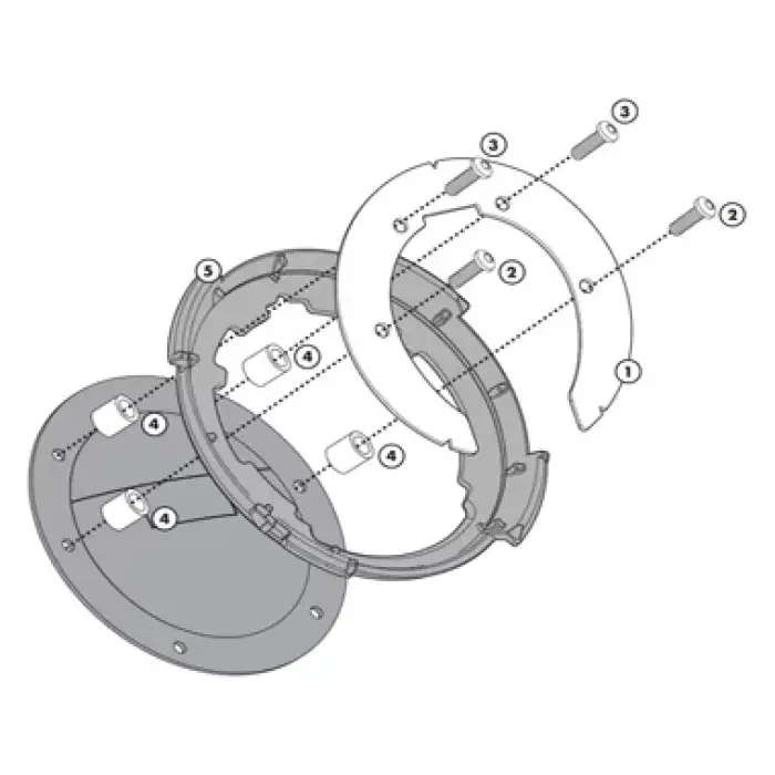 GIVI BF10 DEPOÜSTÜ ÇANTA APARATI (SUZUKI)