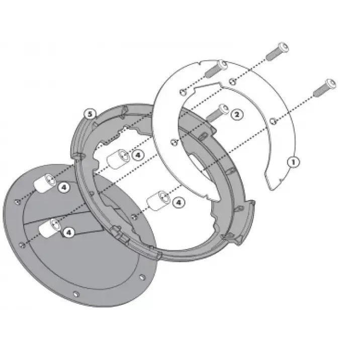 GIVI BF11 DEPOÜSTÜ ÇANTA APARATI (BMW - DUCATI-KTM)