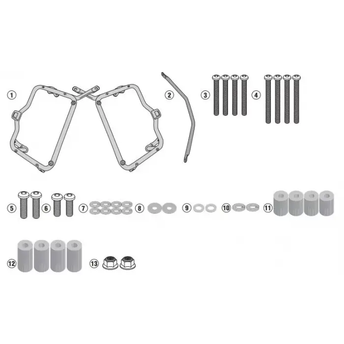 GIVI PL3116 SUZUKI V-STROM 250 (17-21) YAN ÇANTA TAŞIYICI