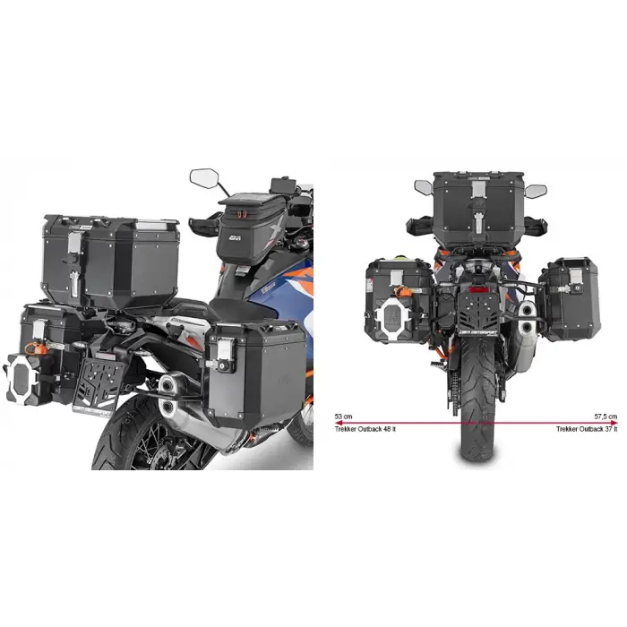 GIVI PLO7713CAM KTM 1290 SUPER ADVENTURE R-S (21-25) YAN ÇANTA TAŞIYICI