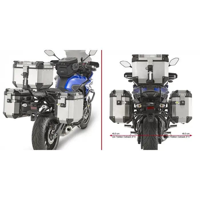 GIVI PLR2130CAM YAMAHA TRACER 700 (16-19) YAN ÇANTA TAŞIYICI
