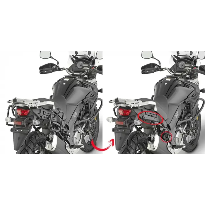 GIVI PLR3112 SUZUKI DL 650 V-STROM (17-25) YAN ÇANTA TAŞIYICI