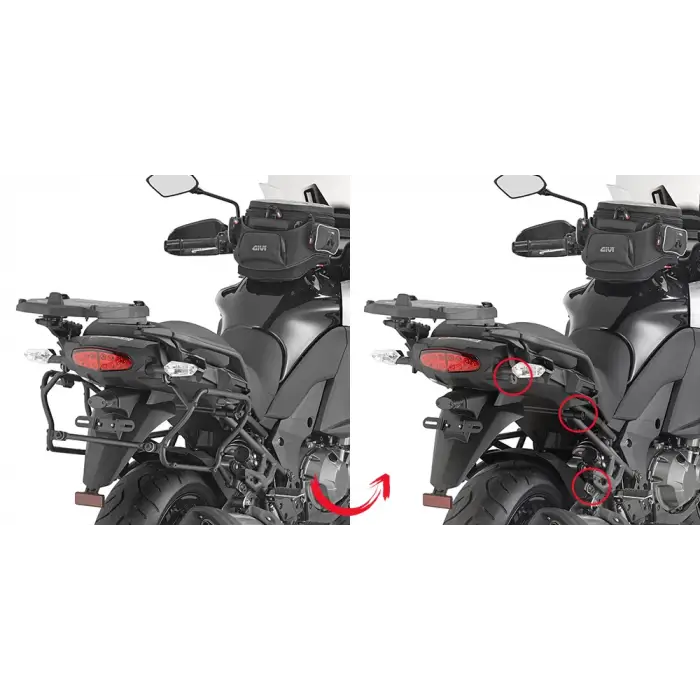 GIVIPLXR4113KAWASAKIVERSYS1000(15-16)YANÇANTATAŞIYICI
