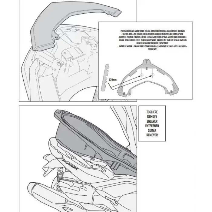 GIVISR2111YAMAHAX-MAX400(13-16)ARKAÇANTATAŞIYICI