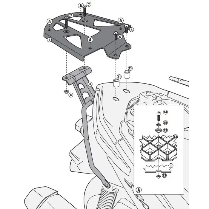 GIVISR2111MYAMAHAX-MAX400(13-16)ARKAÇANTATAŞIYICI