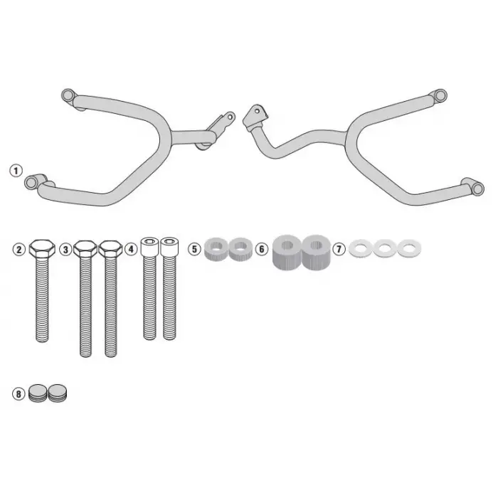 GIVI TN2132 YAMAHA MT-09 (17-20) KORUMA DEMİRİ