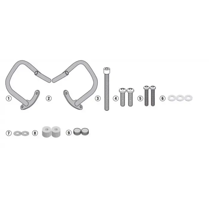 GIVI TN3116 SUZUKI V-STROM 250 (17-21) KORUMA DEMİRİ