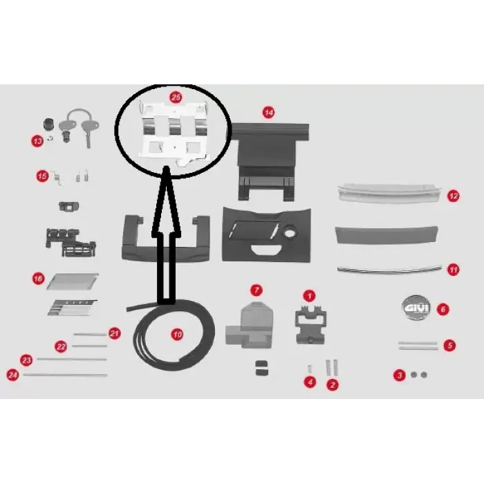 GIVIZ287ÇANTAKİLİTMEKANİZMASIMONTAJSACIE35