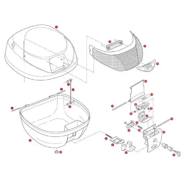 GIVIZ310ÇANTAALTTABLAKİLİTSACIE42-E26-E300-E30-E33-E280-E260