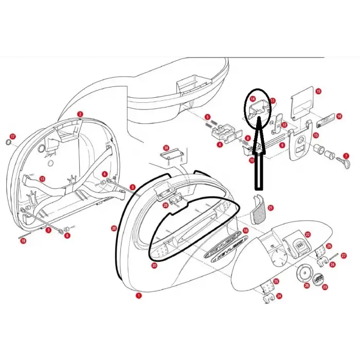 GIVIZ312ÇANTATABLADÜĞMESİMONTAJSACIE26-E29-E300-E30-E33-E41-E42-E360-E280-E46-E460