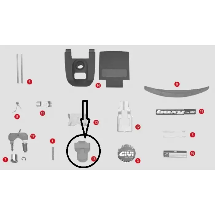 GIVIZ315ÇANTATABLADÜĞMESİE300-E30-E280-E33