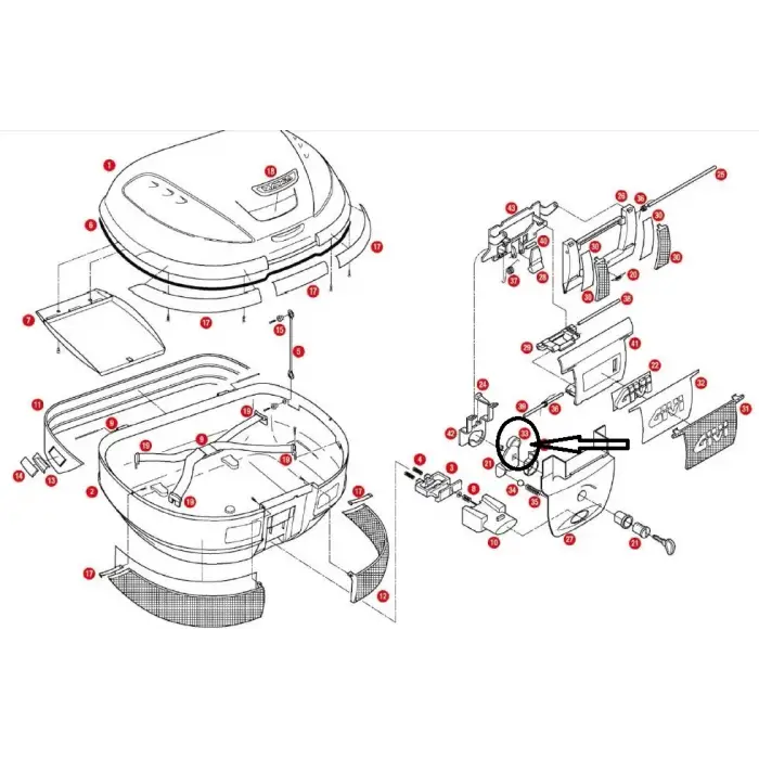 GIVIZ628ÇANTAKİLİTMEKANİZMASITUTUCUSACE52