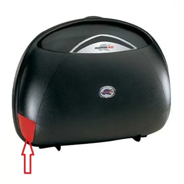 KAPPA K623S ÇANTA ALT REFLEKTÖRÜ KIRMIZI K40