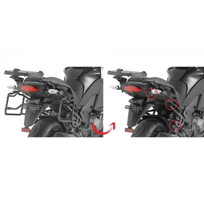 KAPPA KLR4113 KAWASAKI VERSYS 1000 (15-16) YAN ÇANTA TAŞIYICI