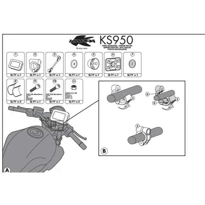 KAPPA KS950 GPS ÇANTASI