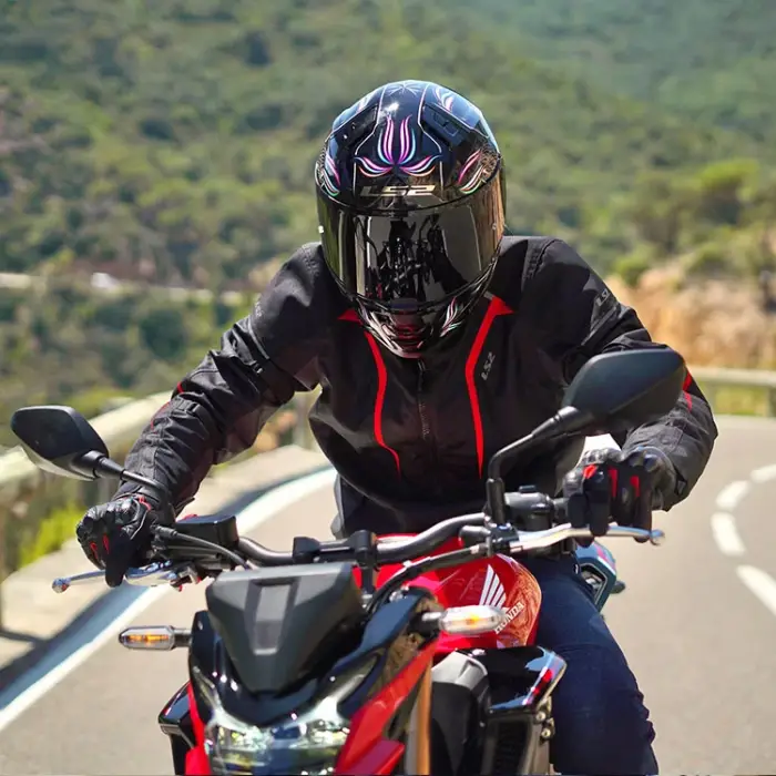 LS2 SEPANG MONT SİYAH-GRİ-KIRMIZI