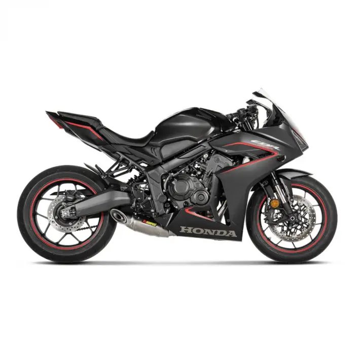 AKRAPOVICS-H6R15-AFTHONDACB650R-CBR650R(19-25)RACINGLINE(TITANIUM)EGZOZ