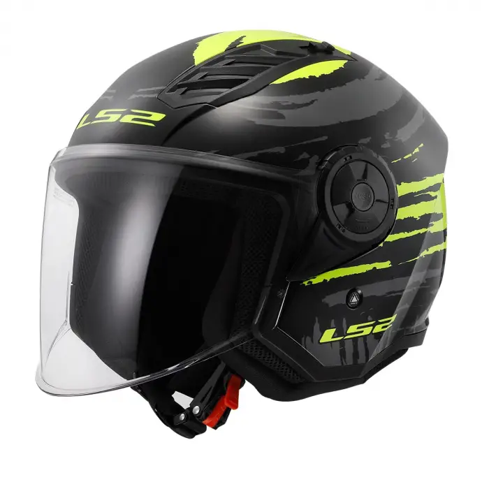 LS2 AIRFLOW 2 BRUSH SİYAH- KASK
