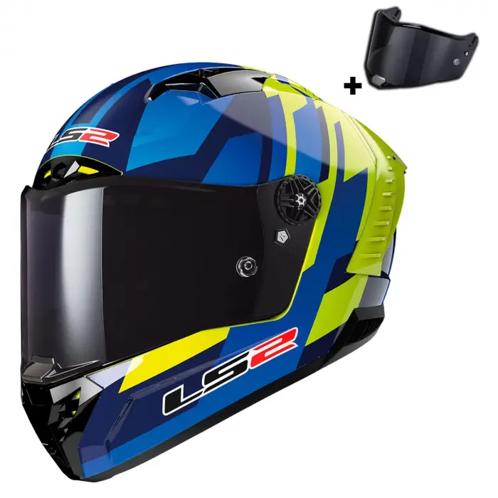 LS2 THUNDER KARBON GAS MAVİ- KASK