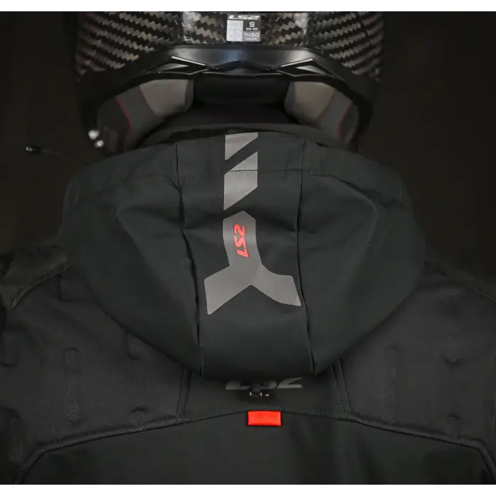 LS2 ZIRCONIUM EVO MONT SİYAH-KIRMIZI