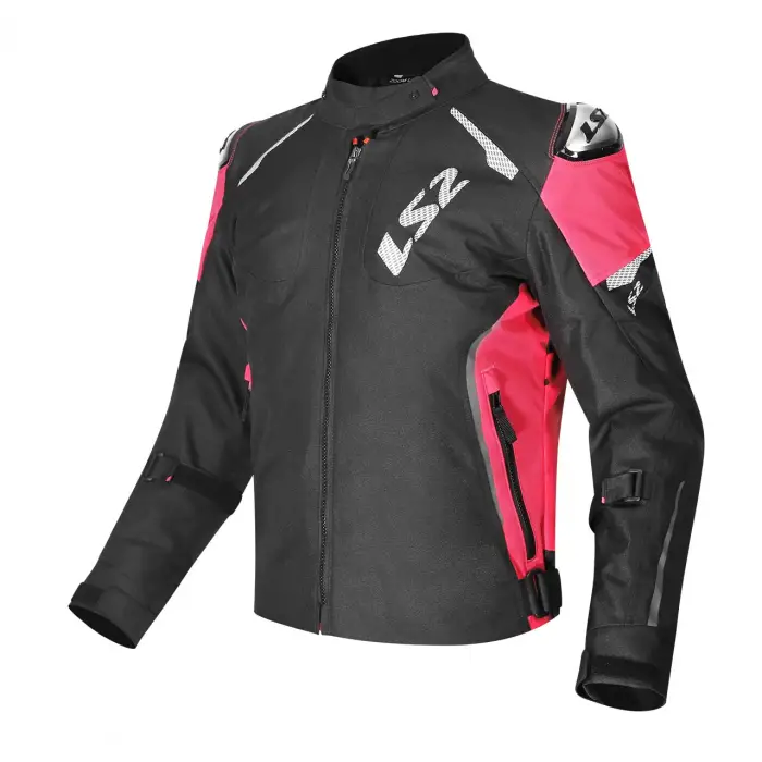 LS2 ZOOM KADIN MONT SİYAH-FUŞYA
