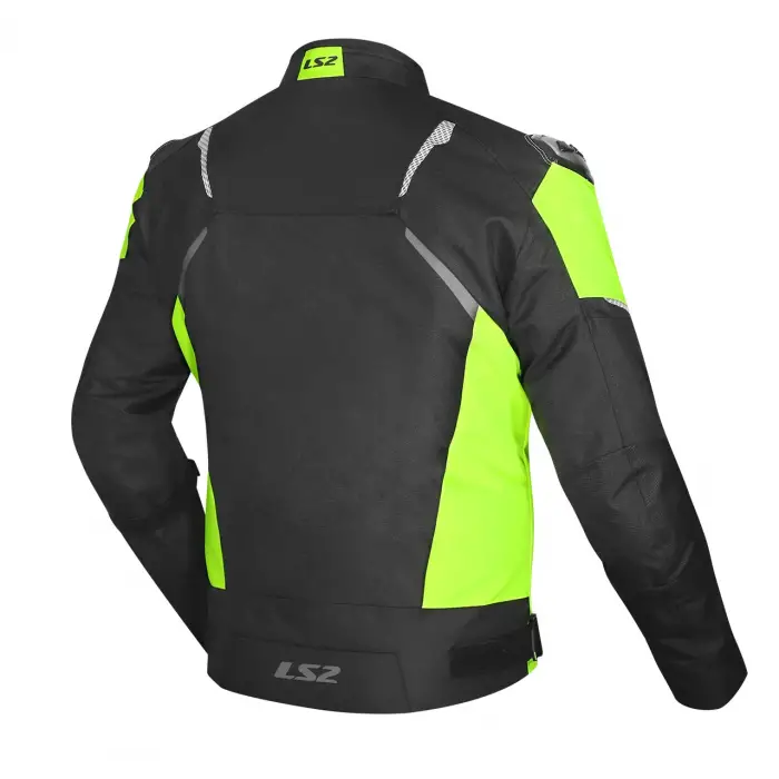 LS2 ZOOM MONT SİYAH-NEON SARI