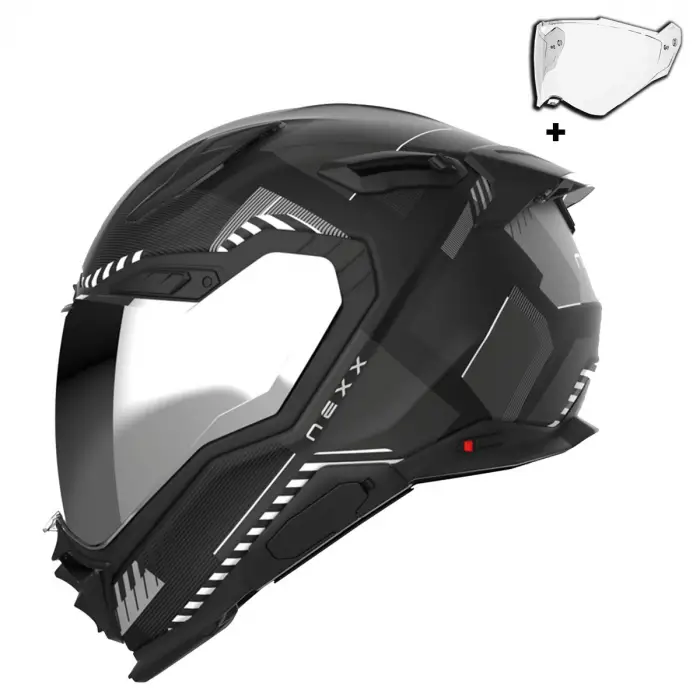 NEXX X.WST 3 FLUENCE MAT SİYAH-GRİ KASK