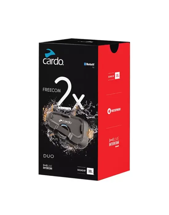 CARDO FREECOM 2X JBL BLUETOOTH VE INTERCOM (İKİLİ PAKET)