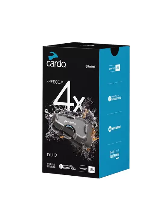 CARDO FREECOM 4X JBL BLUETOOTH VE INTERCOM (İKİLİ PAKET)