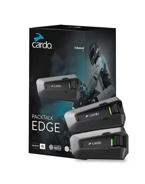CARDO PACKTALK EDGE DUO JBL BLUETOOTH VE INTERCOM (İKİLİ PAKET)