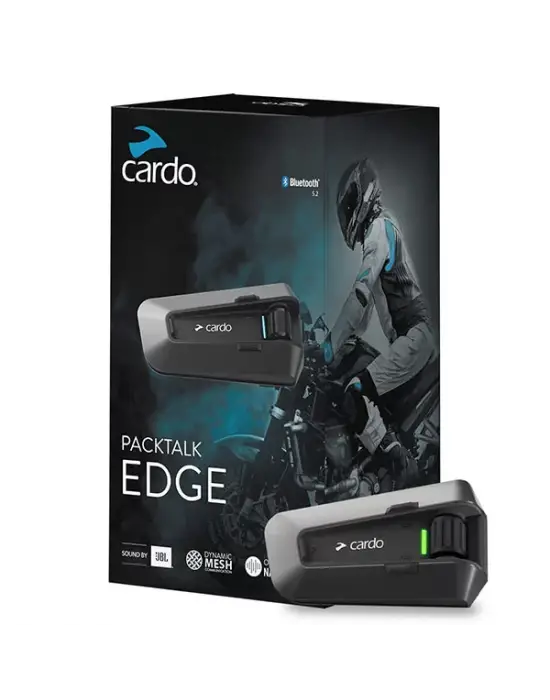 CARDO PACKTALK EDGE JBL BLUETOOTH INTERCOM (TEKLİ PAKET)
