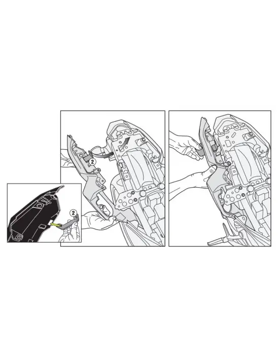 GIVI 2118FZ YAMAHA MT-07 (14-17) ARKA ÇANTA TAŞIYICI
