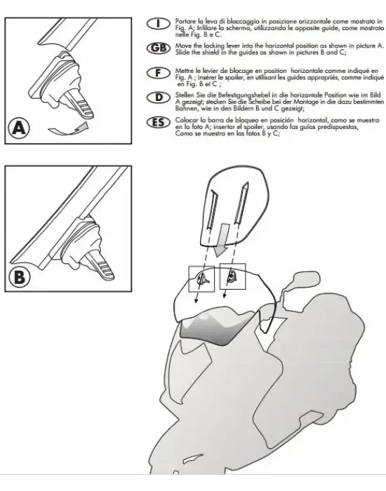 GIVI AF4105 KAWASAKI VERSYS 650 (15-16) -1000 (12-16) RÜZGAR SİPERLİK