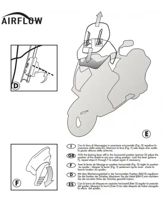GIVI AF4105 KAWASAKI VERSYS 650 (15-16) -1000 (12-16) RÜZGAR SİPERLİK