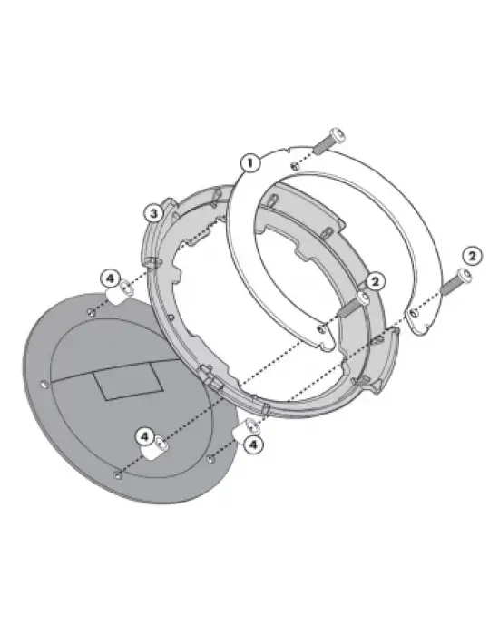 GIVI BF04 DEPOÜSTÜ ÇANTA APARATI (KAWASAKI)
