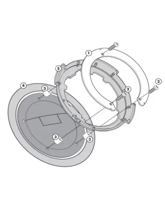 GIVI BF08 DEPOÜSTÜ ÇANTA APARATI (DUCATI)